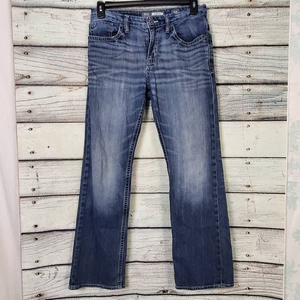 BKE Bootcut Jeans for Men - Classic Blue